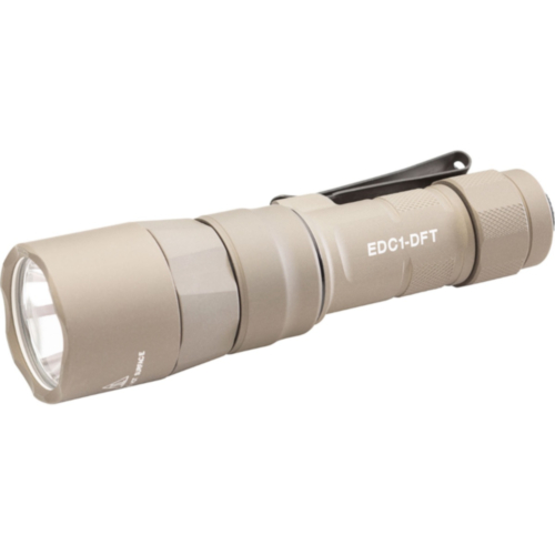 SureFire EDC1 Turbo, Dual Fuel, 18350 Battery, Tan