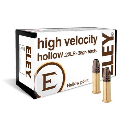 Eley High Velocity Ammo, 22LR 38 Grain Hollow Point, 50 Rounds — RDSC