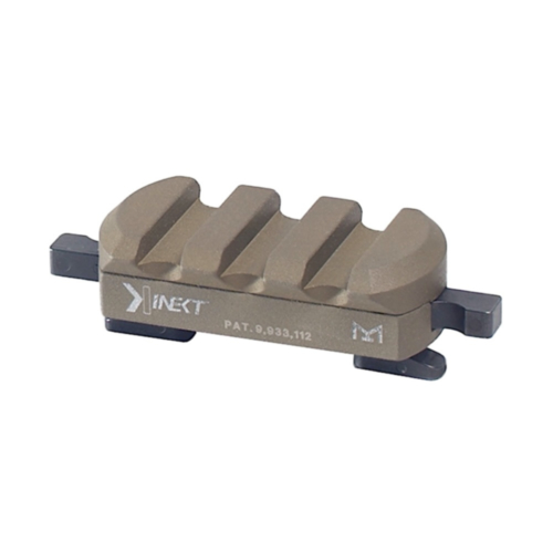Kinetic Development Group, Kinect M-Lok Picatinny Rail, 3 Slot, Flat Dark Earth