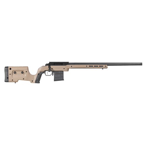Shield Rifleworks Precision Rifle, Aero Precision SOLUS, 24.0" SR308 M24MATCH-MOD2 Barrel, MDT XRS Chassis, Flat Dark Earth