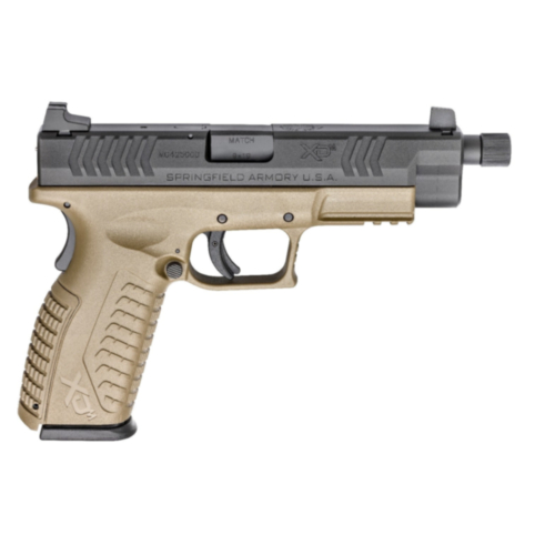 Springfield Armory, XD-M, 4.50" Threaded Barrel, Flat Dark Earth, 9mm