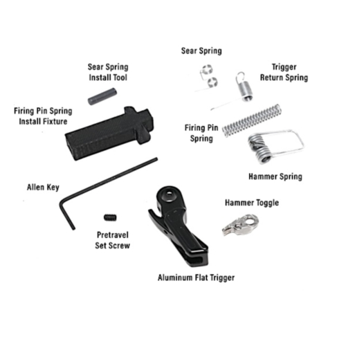 M-Carbo Ruger 57 Short Stroke Flat Trigger & Spring Kit Bundle