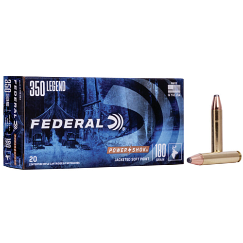 Federal Ammo, 350 Legend 180 Grain Power-Shok SP, 20 Rounds — RDSC