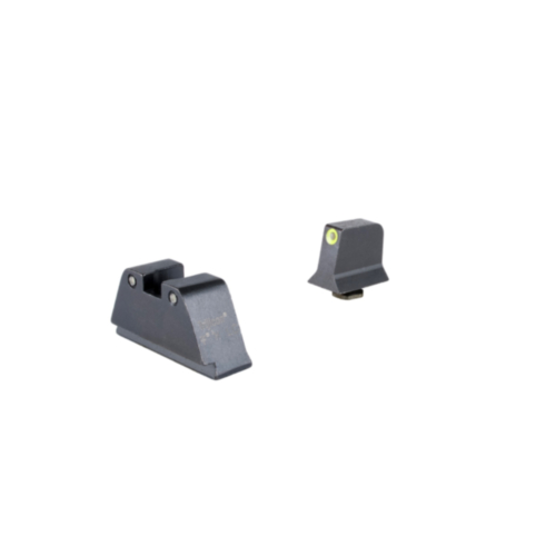 Trijicon Night Sight Suppressor/Optic Height, Glock 17/19/22/23, Yellow Front, Black Rear