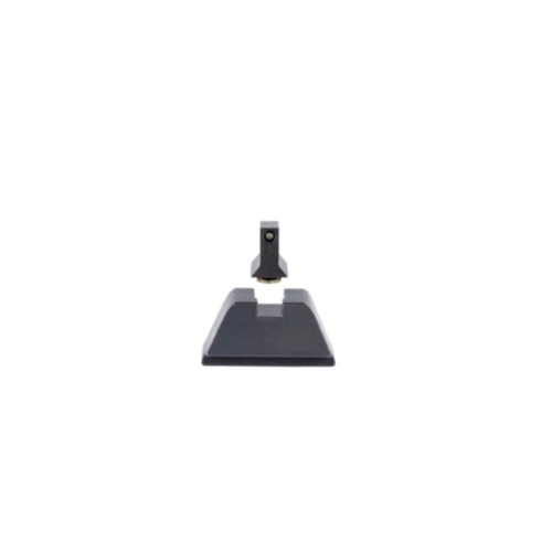 Trijicon Night Sight Suppressor/Optic Height, Glock 17/19/22/23, Black Front, Metal Rear