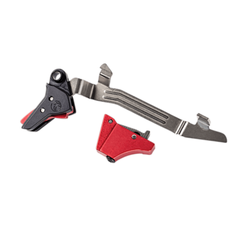 Timney Triggers, Alpha Competition Series Glock Large Frame Trigger, Red, GEN 3-4