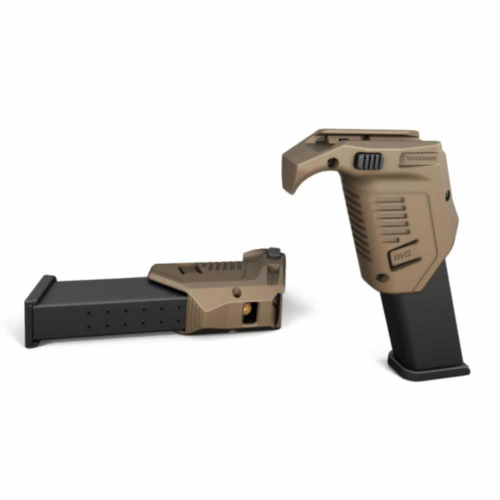 Recover Tactical, MG45 Forward Mag Pouch, 20/21 Glock Large Frame, Tan