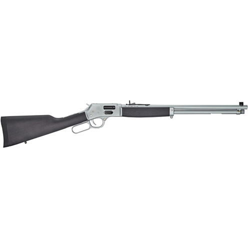 Henry All-Weather Lever Action Rifle, Side Gate, 20.00" Barrel, Hardwood Stock, 44 Mag