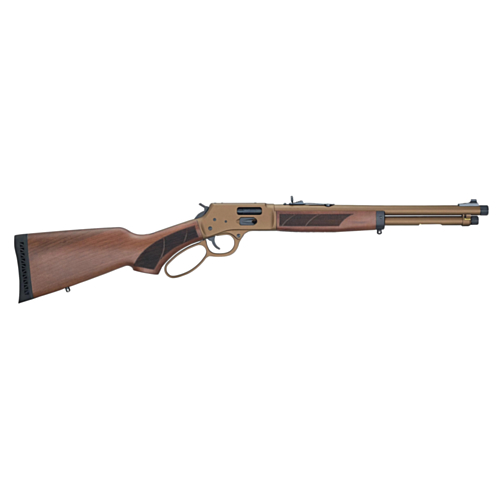 Henry Explorer Carbine Lever Action Rifle, 16.50" Barrel, Hardwood Stock, Burnt Bronze, 357 Magnum