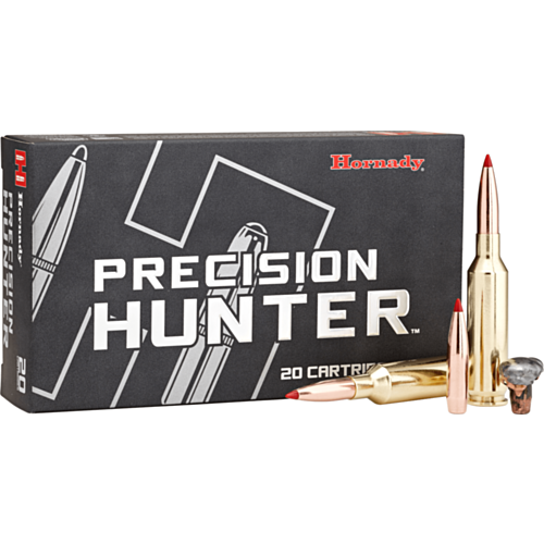 Hornady Ammo, 338 Lapua 270 Grain ELD-X, Precision Hunter, 20 Rounds
