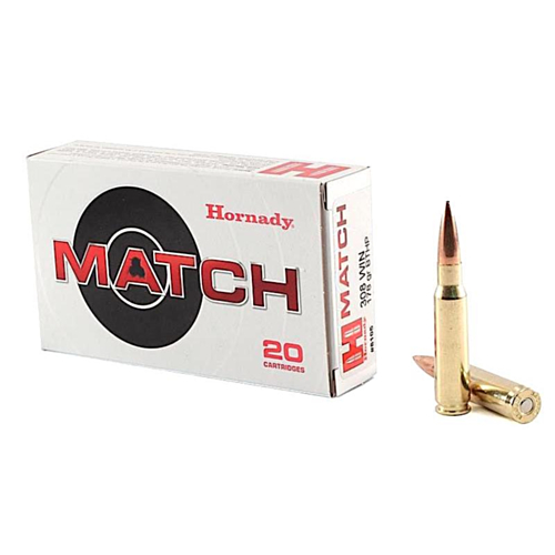 Hornady Ammo, 308 Win 178 Grain BTHP, Match, 20 Rounds — RDSC
