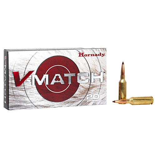 Hornady Ammo, 22 ARC 62 Grain ELD-VT, V Match, 20 Rounds