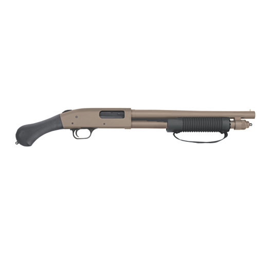 Mossberg 590 Shockwave, 14.375" Barrel, Bead Sight, FDE Cerakote, 5RD Magazine, 12GA — RDSC