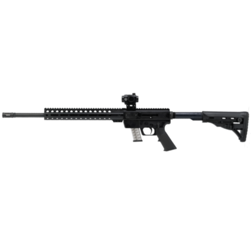 Just Right Carbines, M-LOK Elite Model, 18.6" Barrel, Crimson Trace Red Dot, Glock Magazine, 9mm