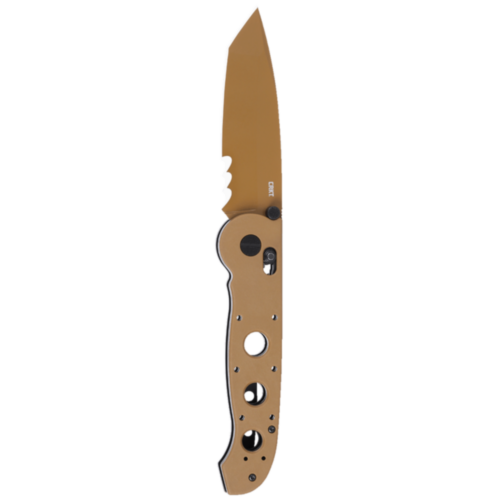 CRKT M16-14XD Crossbar Lock w/Viff Serrations, Desert Tan