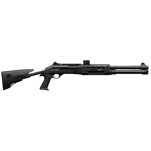 Benelli M4 A.I. Drone Guardian Semi-Automatic Shotgun, 18.5" Barrel, Collapsible Stock, Black, 12 GA