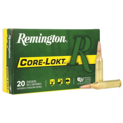 Remington Ammo, 243 Win 100 Grain Core-Lokt PSP, 20 Rounds