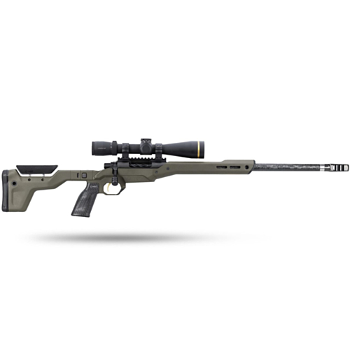 MDT HNT26 Chassis System, Tikka T3 LA, Right Hand, Folding Stock, ARCA, Cobalt Green 