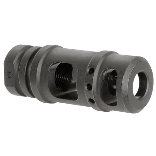 Midwest Industries, .357 Two Chamber Muzzle Brake, 5/8x24, BLK
