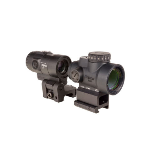 Trijicon MRO HD Reflex Sight 1x25, 68 MOA Reticle, 2.0 MOA Red Dot w/3X Magnifier