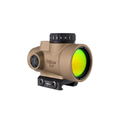 Trijicon MRO SD Reflex Sight 1x25, 2.0 MOA Green Dot, Low Mount, Coyote Brown
