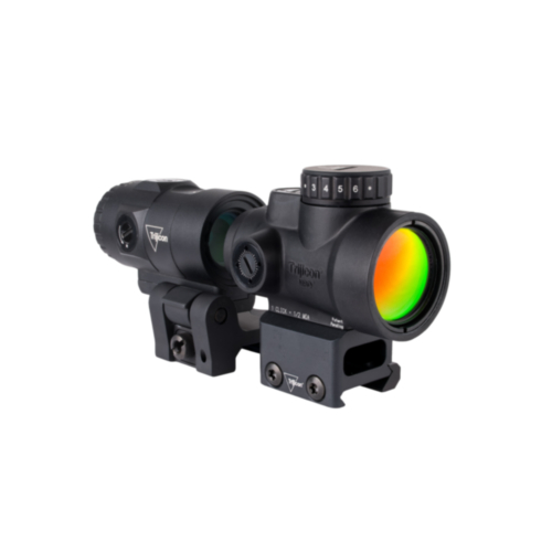 Trijicon MRO SD Reflex Sight 1x25, 2.0 MOA Red Dot, Full Co-Witness Q-Loc Mount w/3X Magnifer