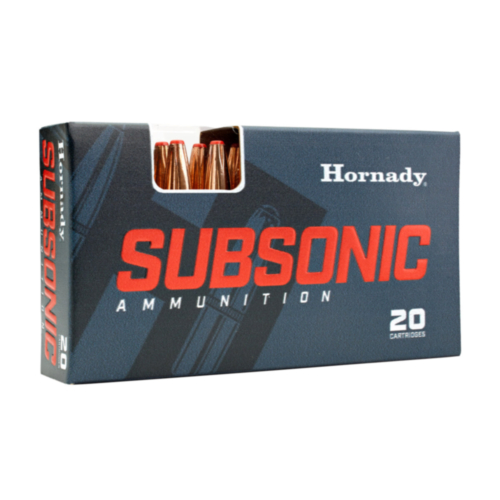 Hornady Ammo, 45-70 Govt 410 Grain Sub-X, Subsonic, 20 Rounds