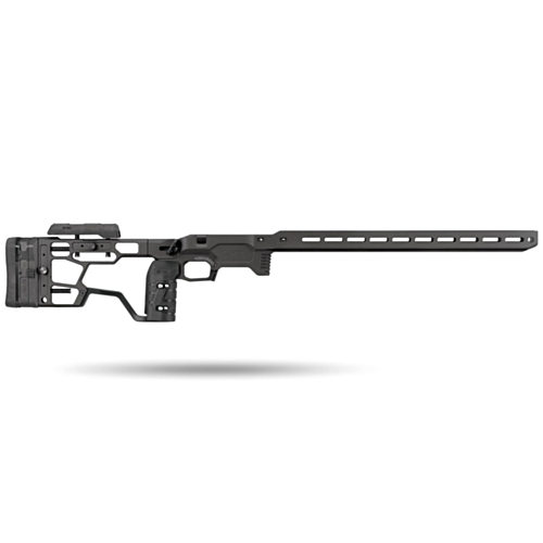 MDT ACC Elite Chassis System, Rem700 LA, Right Hand, Black Cerakote