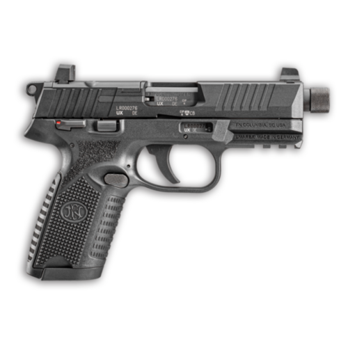 FNH, FN502 Tactical, 4.60" Threaded Barrel, Optic Ready, BLK, 22LR
