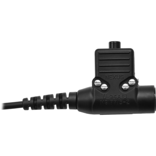 SWATCOM Tactical Avenger SingleCom PTT, Kenwood TK Series, Straight Cable