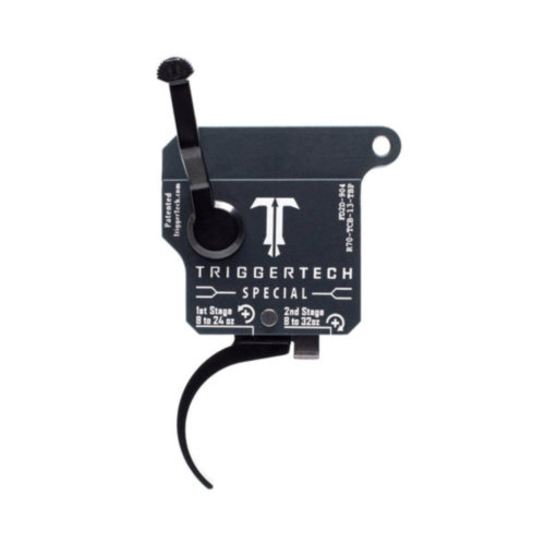 TriggerTech, Remington 700 Two Stage Special Trigger, Pro Curved Lever, PVD Black 