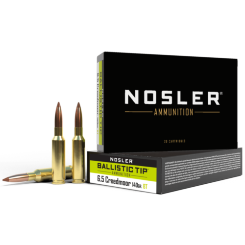 Nosler Ammo, 6.5 Creedmoor, 140 Grain, Ballistic Tip, 20 Rounds — RDSC
