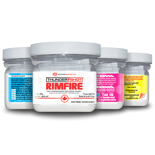 Gryphon Energetics Thundershot Rimfire, Binary Exploding Target, 1/2 Lb