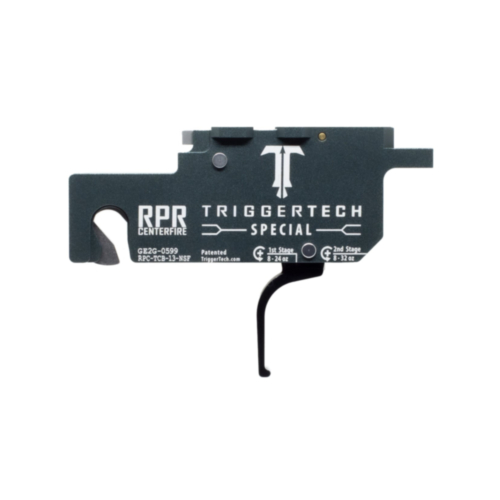 TriggerTech, Ruger Precision Rifle Centerfire Two Stage Special Trigger, Black, Flat Lever