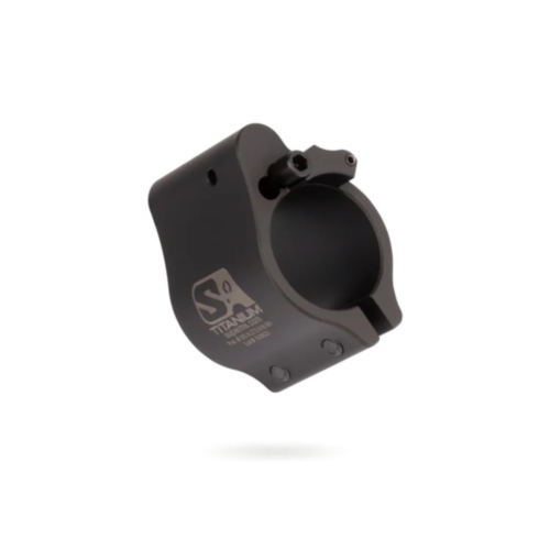 Superlative Arms, Titanium Adjustable Bleed-Off Gas Block, Clamp on, Grey DLC, 0.875