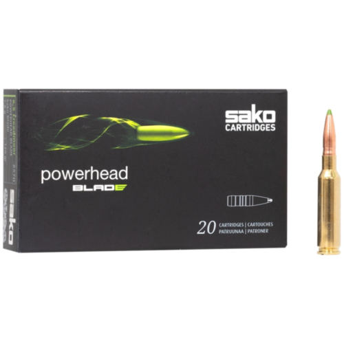 Sako Ammo, 6.5 Creedmoor, Powerhead Blade 120 Grain Tipped Expanding Copper, 20 Rounds — RDSC