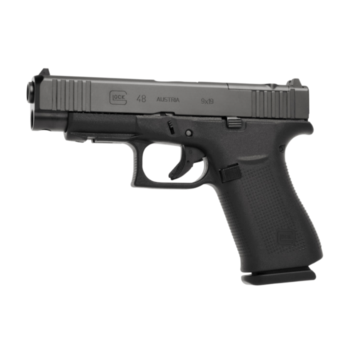 Glock 48 Gen5 MOS Slimline, 4.17" Barrel, 9mm, Black