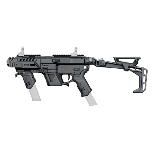 Recover Tactical, P-IX+ Modular AR Platform For Glock, MG Full Kit, Folding Stock, Black