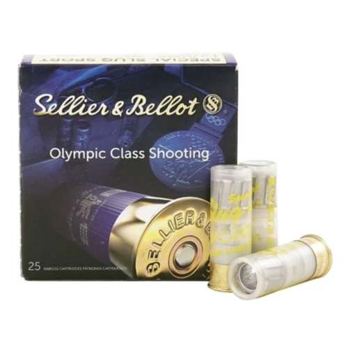 Sellier & Bellot Ammo, 12GA Practical Slug, 2-1/2" 1 1/8 OZ Slug, 25 Rounds — RDSC