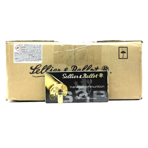 Sellier & Bellot Ammo, 45 ACP 230 Grain FMJ, 1000 Round Case