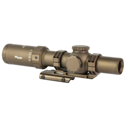 Sig Sauer Optics, TANGO-MSR Riflescope, 1-10X26 FFP, MSR BDC10 Illuminated Reticle, Coyote Tan, MOA