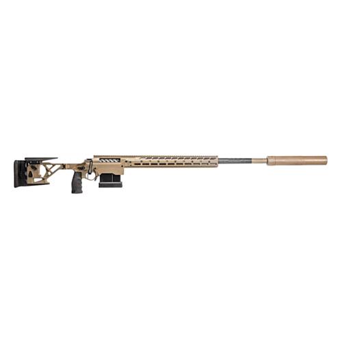 Seekins Precision SIC Bolt Action Rifle, 338 Norma, 26.00" Carbon Fibre Threaded Barrel, Flat Dark Earth