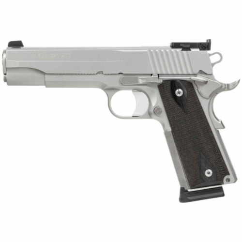 Sig Sauer 1911 Target, 5.00" Barrel, Stainless, Adjustable Sights, 45 ACP