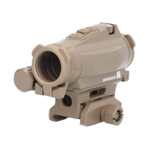 Sig Sauer Optics, ROMEO4XT-Pro Red Dot, 1X20MM, 2 MOA Red Dot Ballistic Circle Dot, FDE