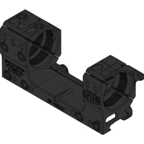 Spuhr ISMS Optic Mount, Gen3, Low, 34mm, 30 MOA