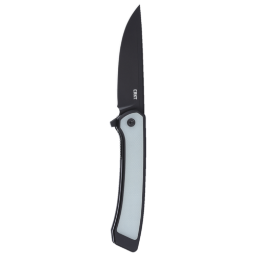 CRKT Q Compact Liner Lock, Black w/Grey G10