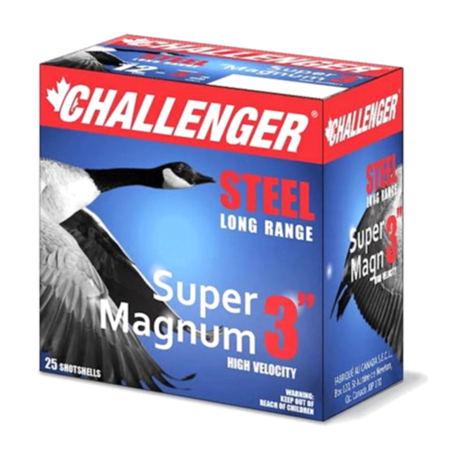 Challenger Ammo, 12GA Super Steel Magnum, 3" 1-1/4 OZ #1, 25 Rounds — RDSC