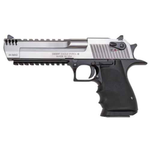 Magnum Research, Desert Eagle Mark XIX, 6.0" Barrel, Aluminum Frame, Two Tone, Muzzle Brake, 44 Magnum