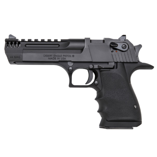 Magnum Research, Desert Eagle L5, 5.0" Barrel, Black, Muzzle Brake, 50AE