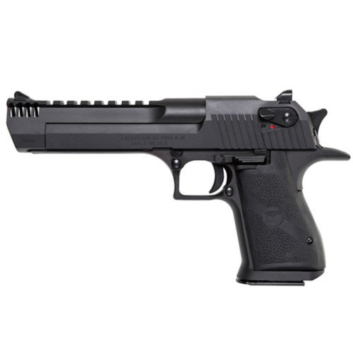 Magnum Research, Desert Eagle Mark XIX, 6.0" Barrel, Black, Muzzle Brake, 50AE